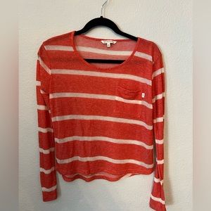 Obey striped long sleeve